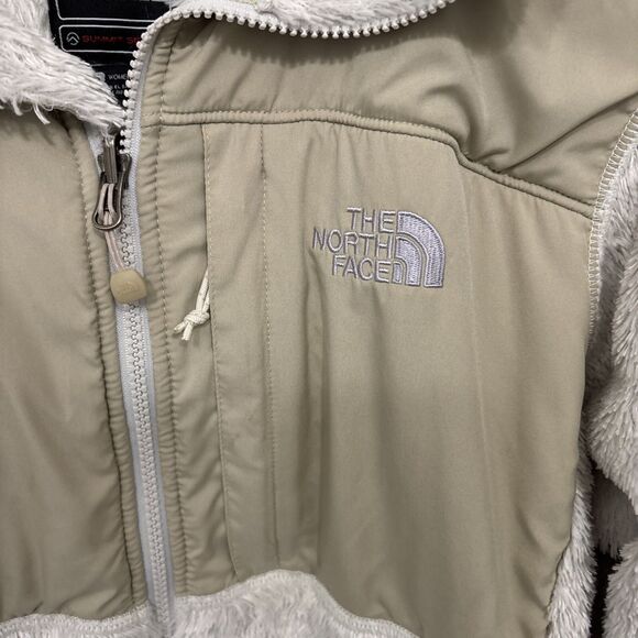The North Face Summit Series Deep Pile Fleece Jacket Full Zip Cream Women's Med - Picture 6 of 8